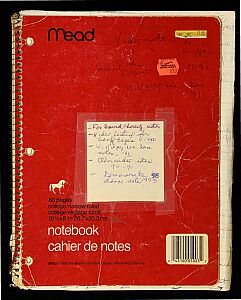 Choreographic Notes  / Notes chorégraphiques 1980-1993