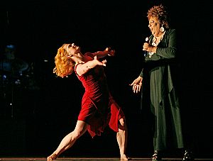 Kimberley Cooper and Jackie Richardson in live performance
